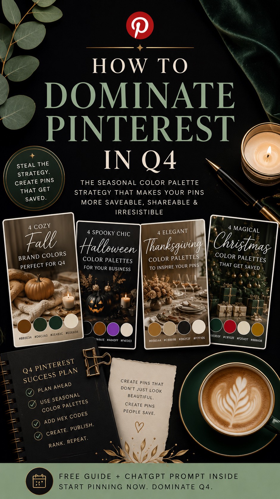 How to Dominate Pinterest in Q4 — Seasonal Color Palette Strategy